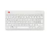 R-Go Tools Ergonomische Tastatur R-Go Compact Break, kompakte Tastatur mit Pausensoftware, QWERTZ (CH), Bluetooth, Weiß