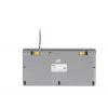 BakkerElkhuizen UltraBoard 950 V2 UK Qwerty, Kabelgebunden, USB, Scissor-Tastenschalter, QWERTY, Dunkelgrau, Hellgrau