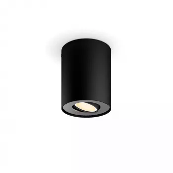 Intelligenter Spot Philips Hue 929003811601, Bluetooth, 4,2 W, schwarz, Ø103 mm, Höhe 120 mm