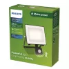 Außen-Wandleuchte Philips Lois 30 W LED, schwarz, Metallgehäuse, 220–240 V, fest verbaute LED