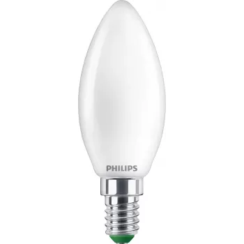 Philips Ultra Efficient LED Lampe E14 B35, 2,1 W (40 W Äquivalent), 2700 K, 3er-Pack