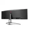 AOC B2 AG493UCX2 Computer-Monitor 124 cm (48,8″) 5120 x 1440 Pixel Quad HD LED Schwarz