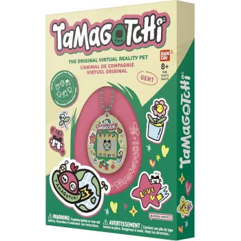 Elektronisches Tamagotchi virtuelles Haustier-Ei Bandai ECO CELEBRATION EGG Modell 44315, digitales Haustier zum Mitnehmen