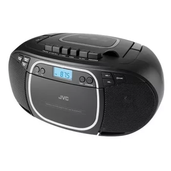 Tragbarer CD-Player JVC RC-E451B Schwarz — CD/MP3, Bluetooth, FM 87,5–108 MHz, USB, AUX, 3,2 W RMS