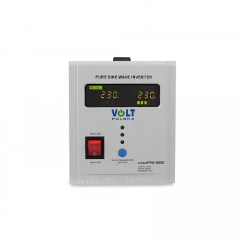 Volt Polska SINUSPRO-500E 12/230 V Sinuswechselrichter, 350 W Dauerleistung / 500 W Spitzenleistung