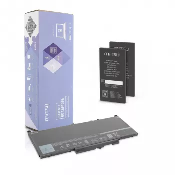 Mitsu Akku für Dell Latitude E7270, E7470, 7200 mAh (55 Wh)