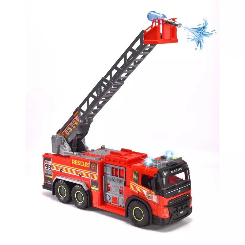Spielzeug-Feuerwehr Simba-Dickie Giant Fire Truck 203719031 mit beweglichen Teilen