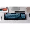 V5 Max, Gaming-Tastatur schwarz/blau-grau, DE-Layout, Gateron Jupiter Banana, Hot-Swap, RGB