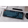 V5 Max, Gaming-Tastatur schwarz/blau-grau, DE-Layout, Gateron Jupiter Banana, Hot-Swap, RGB