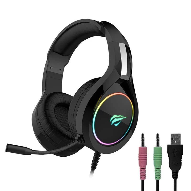 Gaming-Kopfhörer Havit GAMENOTE H2232D RGB USB+3.5mm