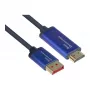 Video-Kabel-Adapter Alcasa 4860-SF030B 3m DisplayPort HDMI Schwarz Blau