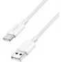 LogiLink USB 2.0 Typ-C Kabel C/m> A/m Nylon 60W Weiß - Kabel - Digital/Daten (CU0322)