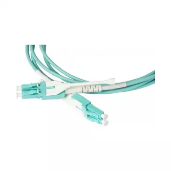 Patchkabel LWL Duplex OM3 (Multimode, 50/125) LC/LC, UNIBOOT, LSZH, umkehrbare Polarität, Entriegelungslasche, 2 m, Good Connections® (LW-U802LC3)