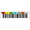 Barcode-Etikettenrolle ASTAR LTO8 LTO8100199 Bereich 000100–000199 für LTO-Kassetten