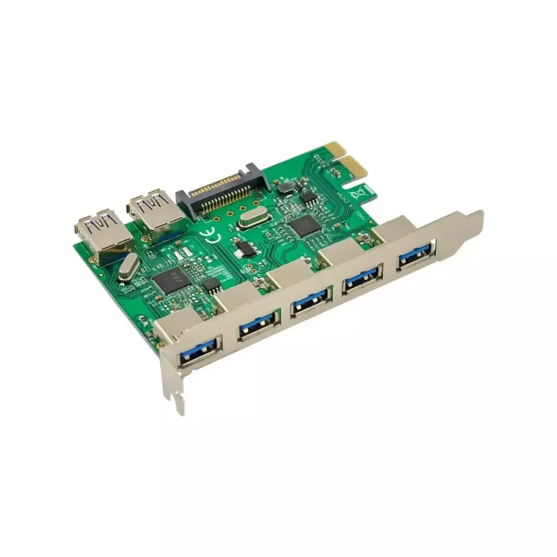 MicroConnect MC-USB3.0-ST610 7-Port USB 3.0 PCIe-Karte