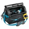Makita Werkzeugkoffer E-05446 Schwarz, Blau Kunststoff, Polyester, Stahl