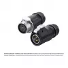 Drahtstecker S1 Power 2-polig Schwarz Alcasa IC01-20P201