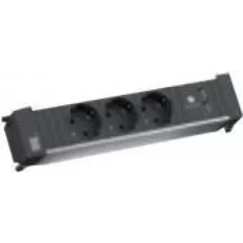 BACHMANN POWER FRAME Medium 3x Schutzkontaktsteckdose 1x USB-Ladegerät