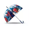 Regenschirm manuell transparent Kids Euroswan Spiderman – Kinder-Klarsichtschirm mit Spiderman-Aufdruck