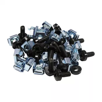 Good Connections GC-N0050 M6 Rack-Schraubenset, 20 mm, 20 Stück, Schwarz