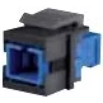 Steckdose Bachmann 918.072 Schwarz Blau 1 Modul