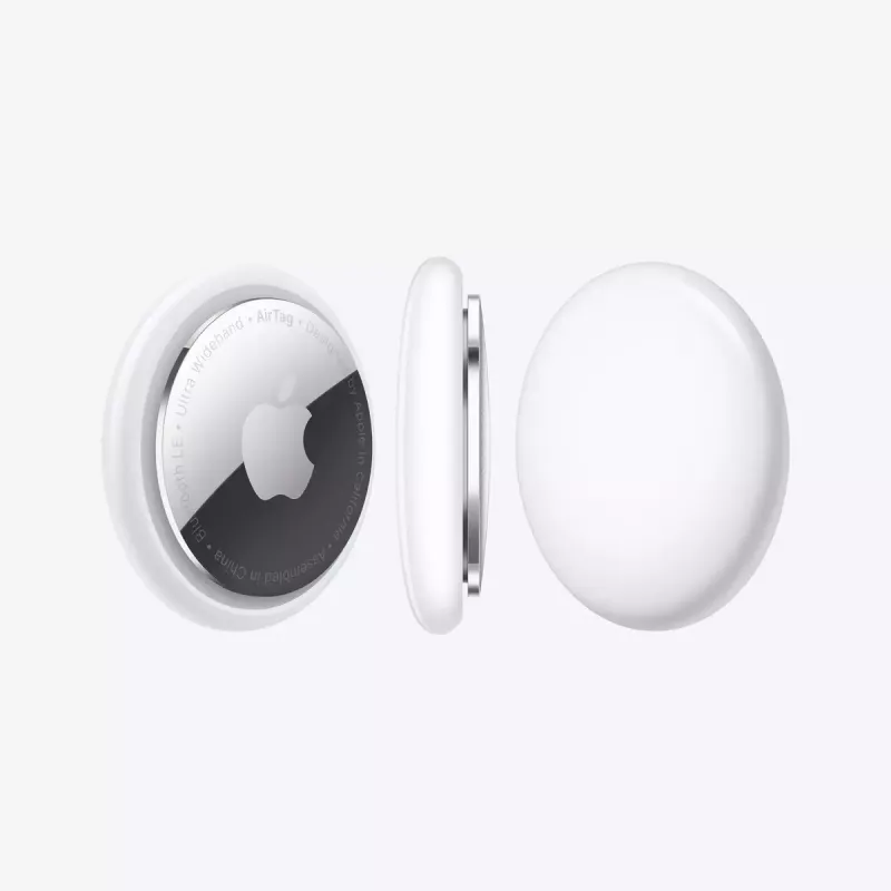 Finder Apple AirTag Silber Weiß