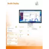 Monitor Apple Studio Display mit Nano-texture-Glas und neigungsverstellbarem Standfuß (MFF14RC/A)