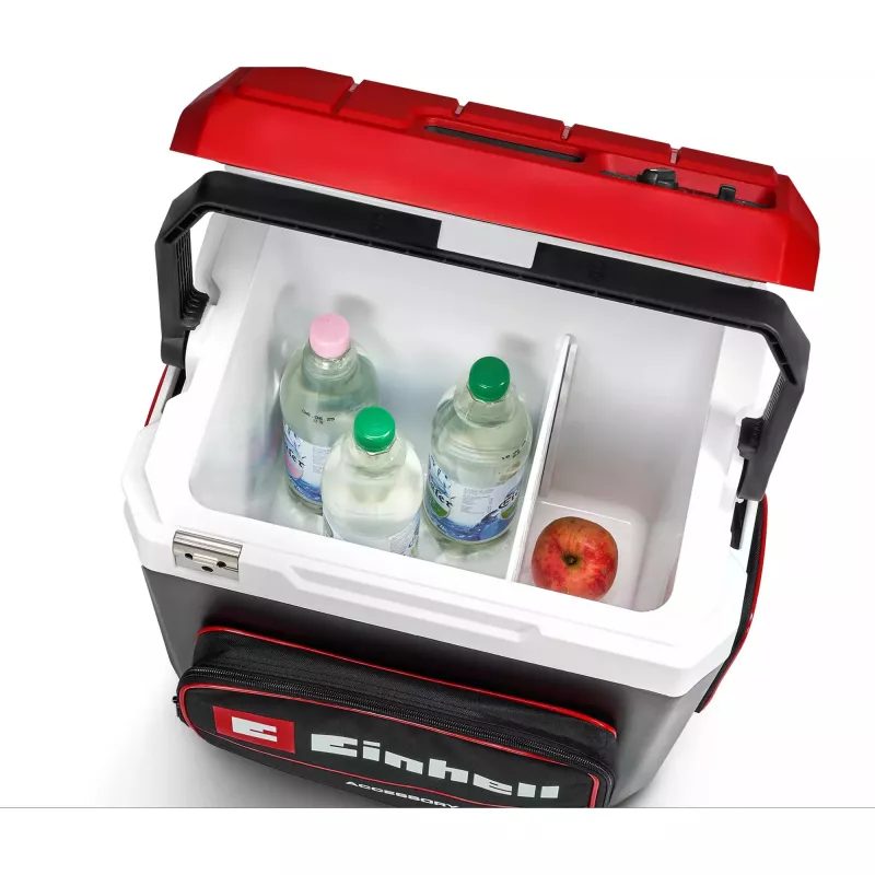 Kühlbox Einhell TE-COL 18/27 Li‑Solo 27 L batteriebetrieben/elektrisch, Kühlung 20–60 °C, Fronttasche