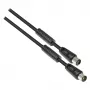 Good Connections S-PAK015S SAT-Antennenkabel, Koaxialstecker auf Koaxialbuchse, 1,5 m, Schwarz