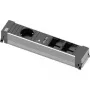Bachmann POWER FRAME Steckdosenleiste, 3 Ausgänge, 10 cm, GST18i3 Eingang, Schwarz