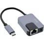 Netzwerkadapter InLine 33382I — Gigabit Ethernet, USB-C 3-in-1 (Ethernet, Audio, PD)