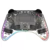 Gamepad Deltaco Gaming GAM-198-T Transparent Bluetooth/USB USB-C für Nintendo Switch, Switch 2, Switch OLED, Android, PC