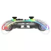 Gamepad Deltaco Gaming GAM-198-T Transparent Bluetooth/USB USB-C für Nintendo Switch, Switch 2, Switch OLED, Android, PC