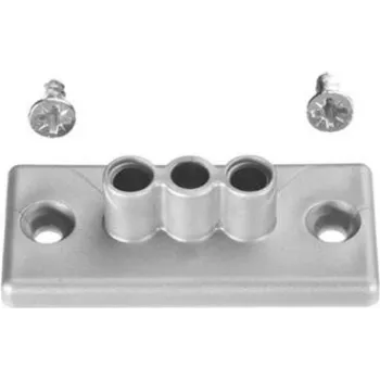 Bachmann Easy-Desk 2B - Kabelmanagement-Montageset - Silber