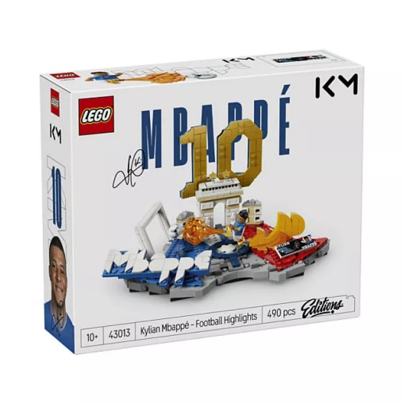 LEGO Editions 43013 Kylian Mbappé – Fußball-Highlights