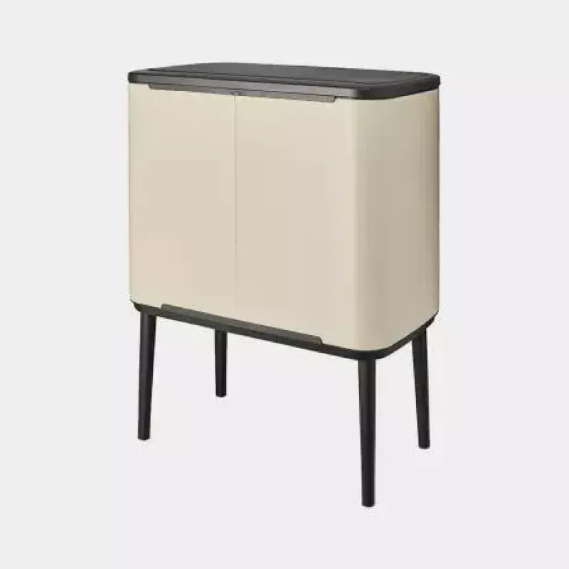 Brabantia Bo Touch Bin 34 L 2 Körbe Beige Breite 540 mm Tiefe 312 mm Höhe 680 mm
