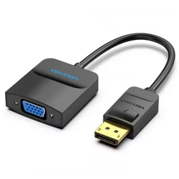 I/O-Adapter DP auf VGA/0,15m Schwarz Hbfbb Vention