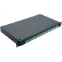 Helos 375555 19" LWL-Spleißbox, 24x LC/APC Duplex OS2, spleißfertig, schwarz