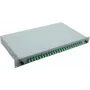 Helos 375554 19" LWL-Spleißbox, 24x LC/APC Duplex OS2, spleißfertig, grau