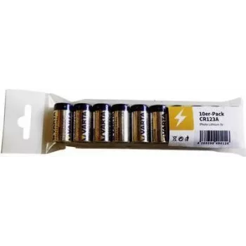 Batterie Varta CR123A Lithium 3V, Höhe 34,5 mm, Durchmesser 17 mm, 16 g (Blister)