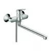 Hansgrohe Logis Einhebel-Badewannenmischer mit langem Auslauf 71402000