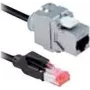 Bachmann 918.034 Cat6a STP Patchkabel, 5 m, schwarz, RJ-45