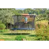 Outdoor-Trampolin Salta Cosmos 427 cm — Modell 5263A, schwarz, rund mit Sicherheitsnetz