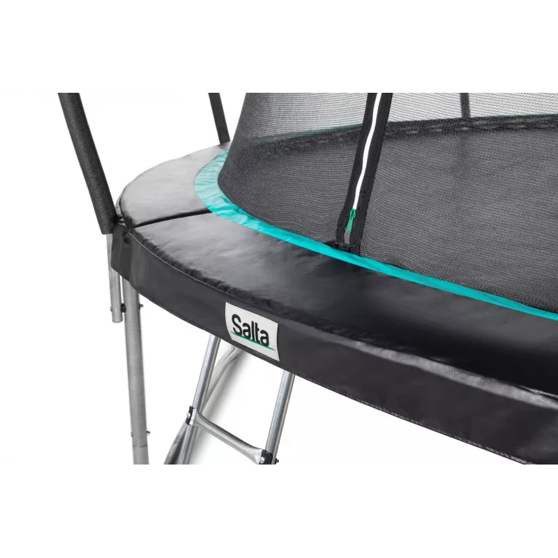 Outdoor-Trampolin Salta Cosmos 427 cm — Modell 5263A, schwarz, rund mit Sicherheitsnetz