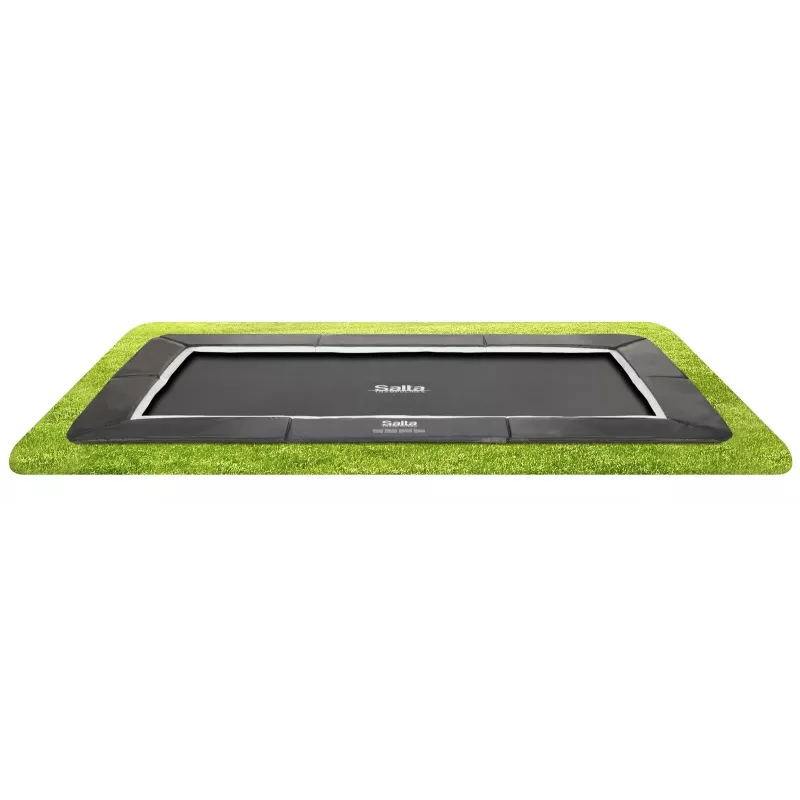 Oberirdisches rechteckiges Trampolin Salta 5365A — Outdoor, rechteckig, 76 Spiralfedern, max. Belastung 120 kg, Alter 5+