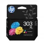 HP 303XL High Yield Tri-Color Original Tintenpatrone, Hoch, Cyan, Magenta, Gelb, Farbstoffbasierte Tinte, 1 Stk., 415 Seiten, Einzelpack