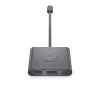 Adapter USB-C auf HDMI/DP mit Power Pass-Through DELL DBQAUANBC070