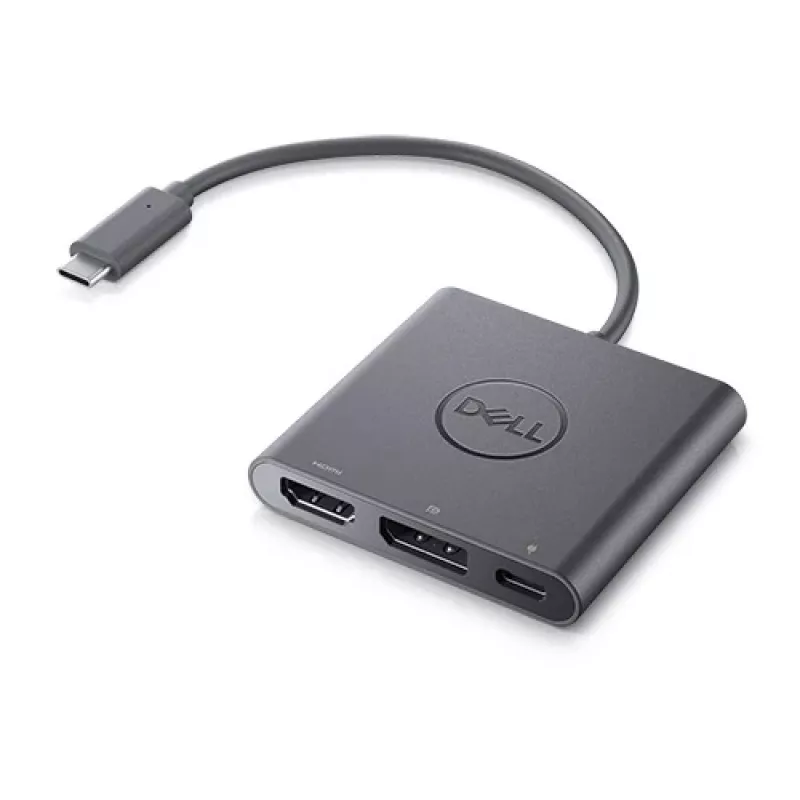 Adapter USB-C auf HDMI/DP mit Power Pass-Through DELL DBQAUANBC070