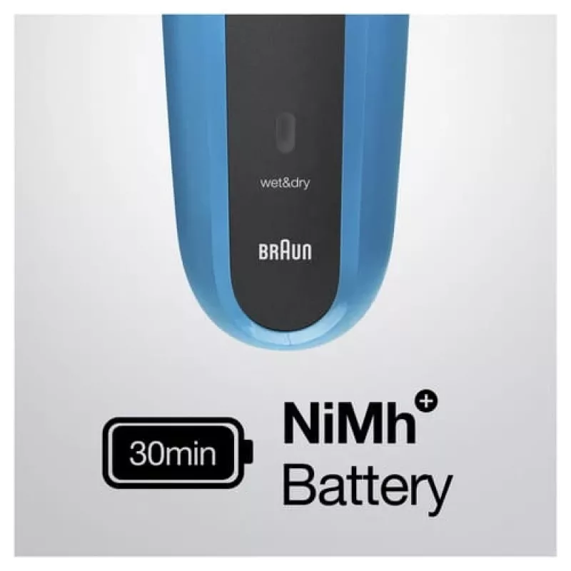 Braun Series 3 310s Folienschaber Trimmer Schwarz, Blau