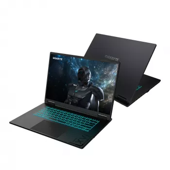 GIGABYTE GAMING A16 PRO DYHG5DECC4SH Laptop Intel Core 7 240H 40,6 cm (16 Zoll) Quad HD+ 32 GB LPDDR5x-SDRAM 1 TB SSD NVIDIA® GeForce RTX™ 5080 Laptop GPU Wi-Fi 6E (802.11ax) Windows 11 Home Schwarz